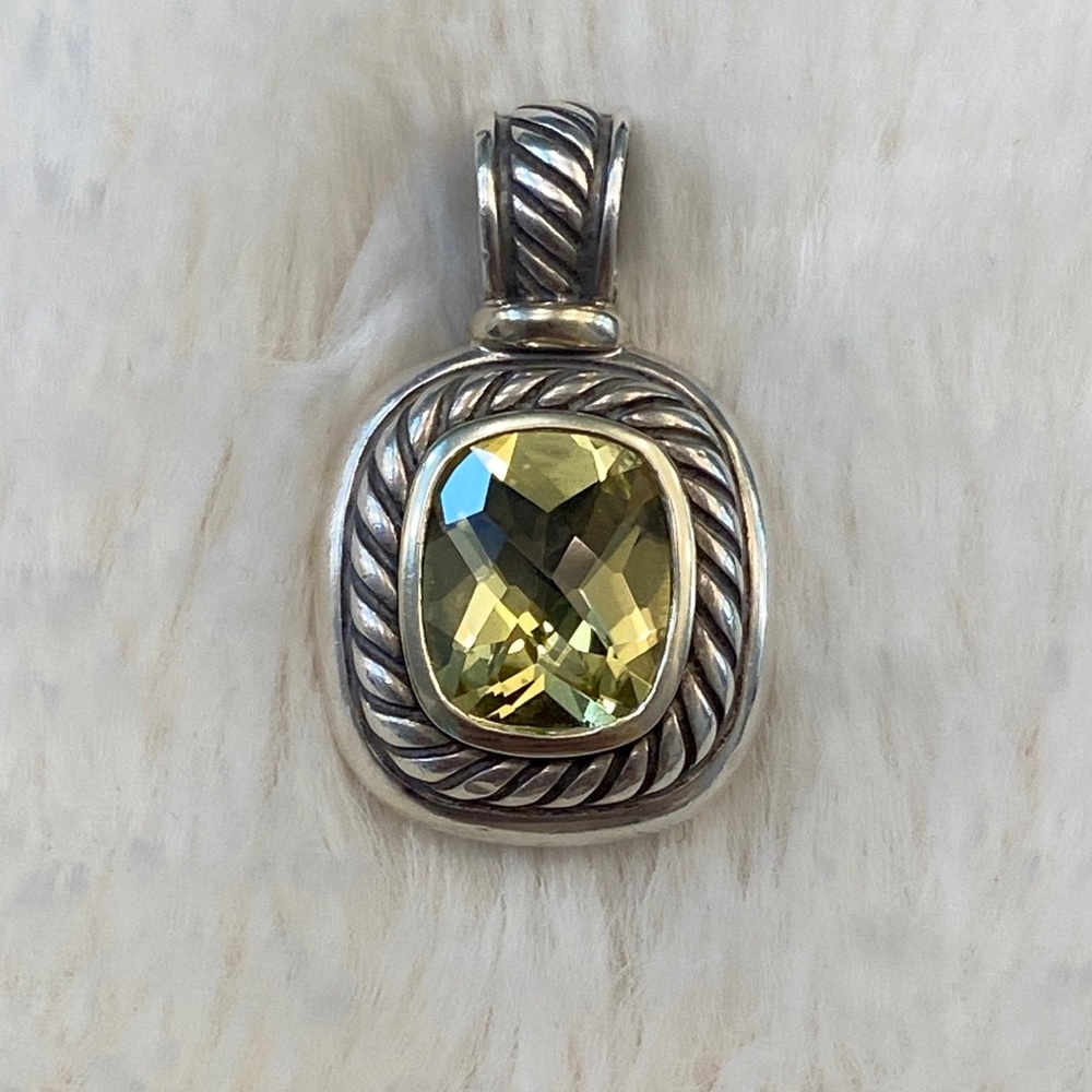 Lemon Quartz Albion Pendant